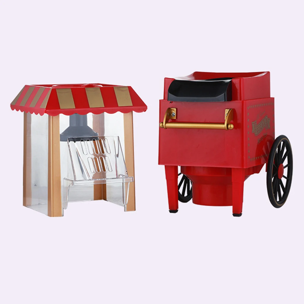 220V Popcorn Machine Small Mini Electric Carnival Popcorn Maker 1100W Corn Making Machine For Household DIY Corn Popper EU Plug