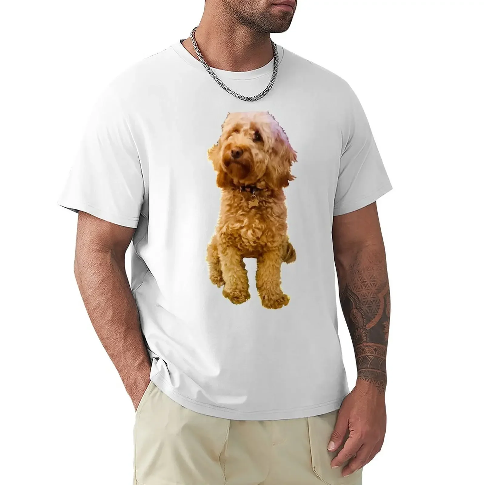 Cavapoo-Camiseta de Cavoodle para hombre, ropa de lujo con estampado de cachorro, el Rey charles spaniel, disponible en Tallas grandes