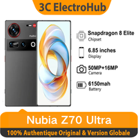New Original Global Version Nubia Z70 Ultra NX733J Snapdragon 8 Elite 1.5K HD Display 35mm Lens IP69 NFC NUBIA