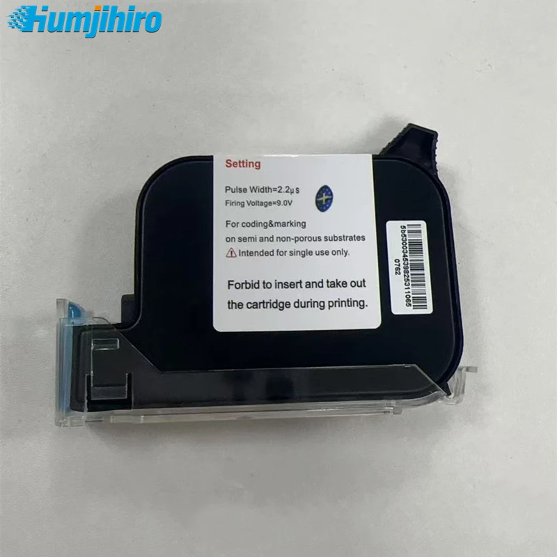 

HUMJIHIRO M8700K Eco оригинальный импортный чернильный картридж 12,7 мм быстросохнущий растворимый картридж для струйного онлайн термопринтера