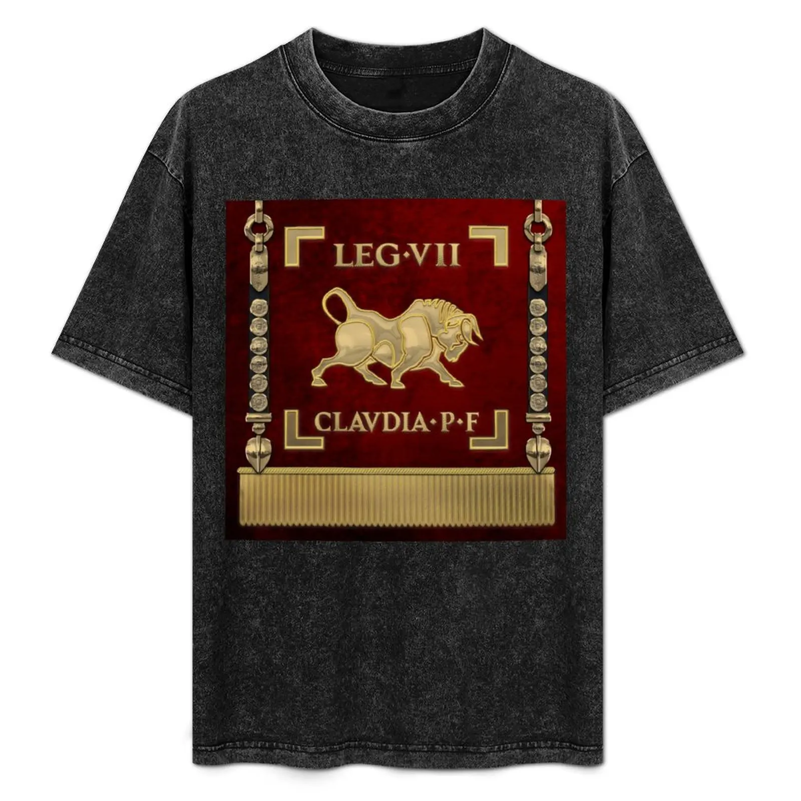 Camiseta estándar de la Séptima Legión de Claudio - Vexillum de Legio VII Claudia Pia Fidelis, camiseta informal antipilling