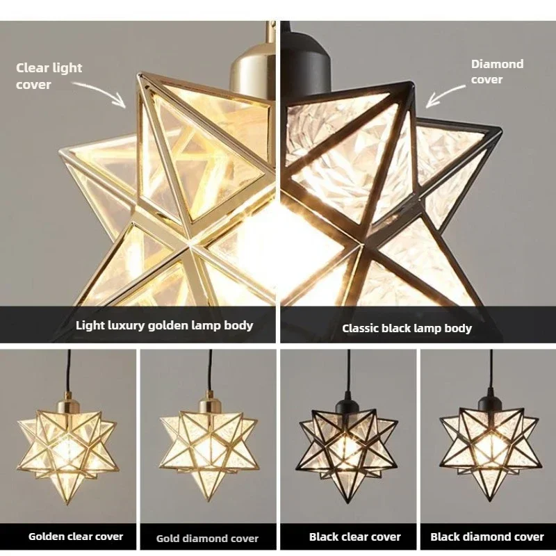 2025 الإبداعية ستار النحاس قلادة LED مصباح المطبخ مقهى الطعام غرفة المعيشة ضوء الزجاج الحديث قلادة أضواء لامبارا Colgante #5