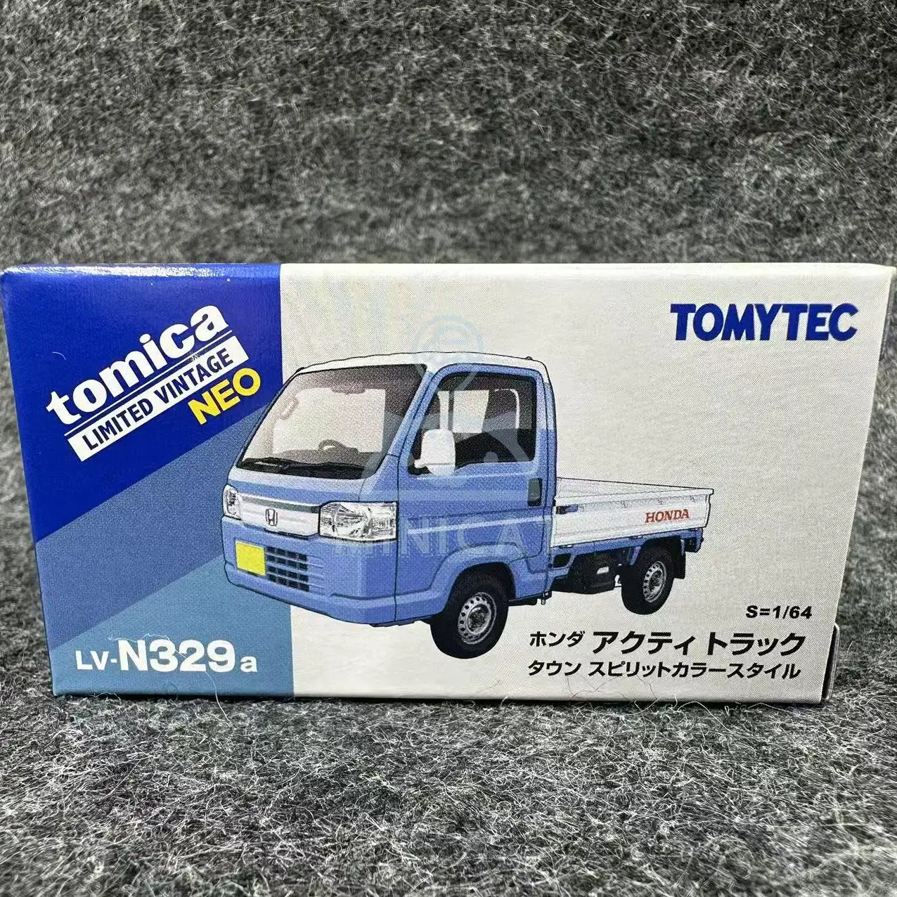 

TOMYTEC 1/64 TLV LV-N329a ACTY minivan Water blue alloy trolley model collection decoration