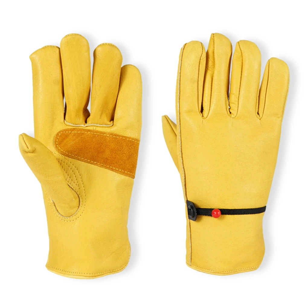 1 Pair BBQ Grilling Gloves Roasting Cooking Mitts Welding Work Supplies