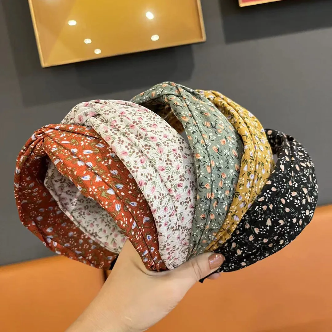 Retro French Wide Edge Headband Summer New Style Style Hair Hoops Headwear For Women