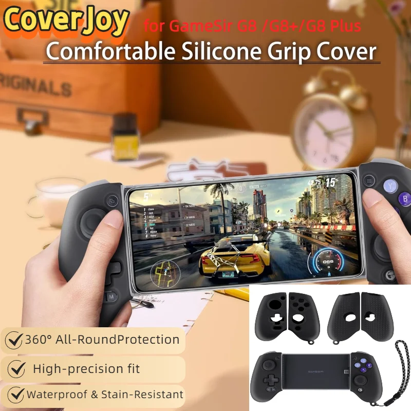

CoverJoy для GameSir G8/G8 +/G8 Plus, новый силиконовый защитный чехол для игровой консоли, противоударный чехол с ручкой, игровые аксессуары
