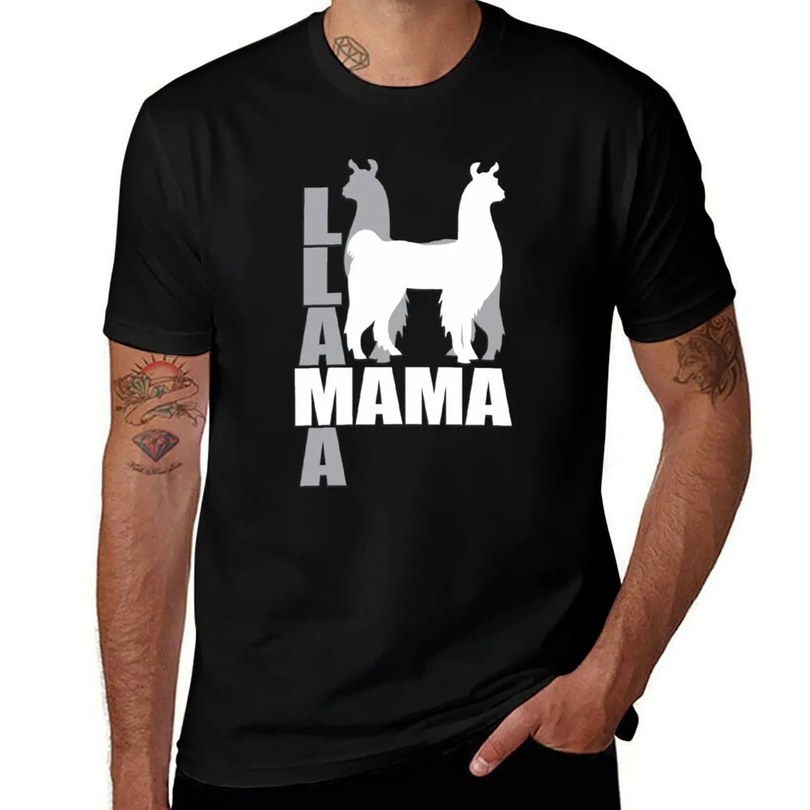 

Llama Mama NickerStickers on Redbubble T-Shirt mens graphic t shirts t shirt man luxury t shirts cotton 100% T-shirt