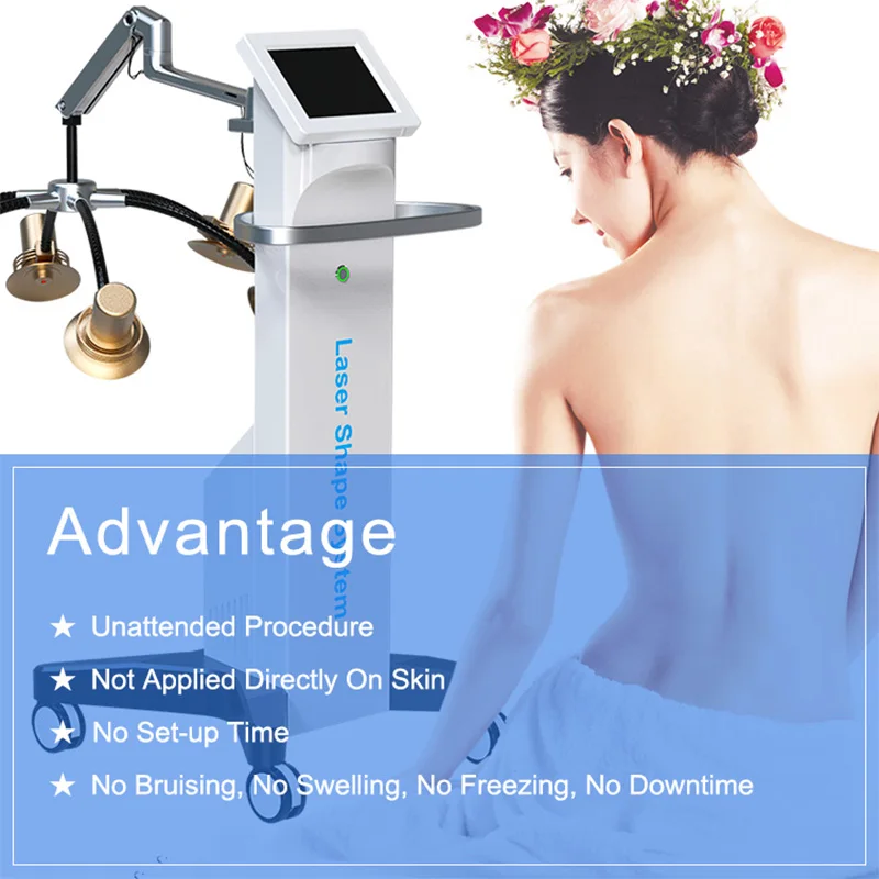 Professional Technology Painless 6D Body Shape Machine 532nm Wavelength Body Cellulite Fat Removal Slimming Beauty Machine