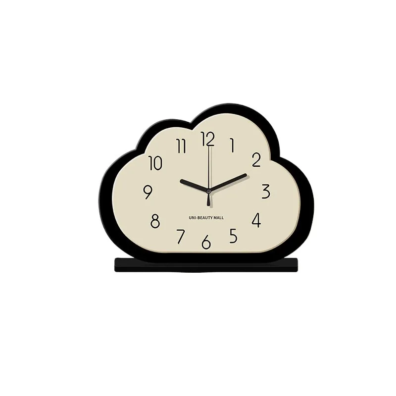 

Tabletop decoration, living room dining room clock, high-end silent desk clock