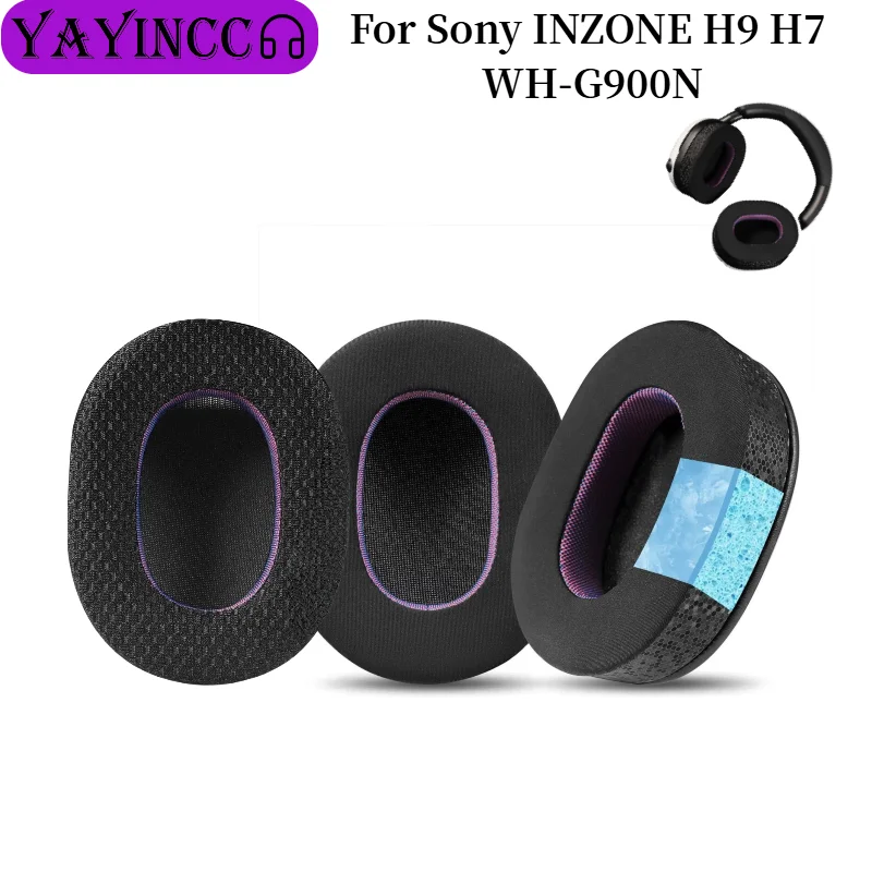 

Earphone Breathable mesh fabric Ear Pads For Sony INZONE H9 H7 WH-G900N Earpads Sponge Soft Foam Cushion Replacement Accessories