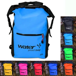 Mochila impermeable de PVC con correa, bolsa de almacenamiento para natación, Rafting, Kayak, río, Trekking, navegación flotante