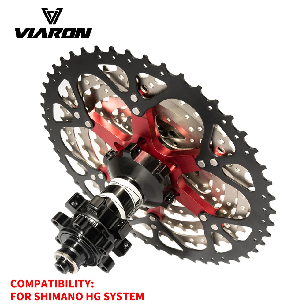 Bike Cassette Sprockets HG 9 10 11 12 13Speed Cassette MTB Road Aluminum Alloy Bicycle Freewheel 25T-50T Bike Accessory Parts