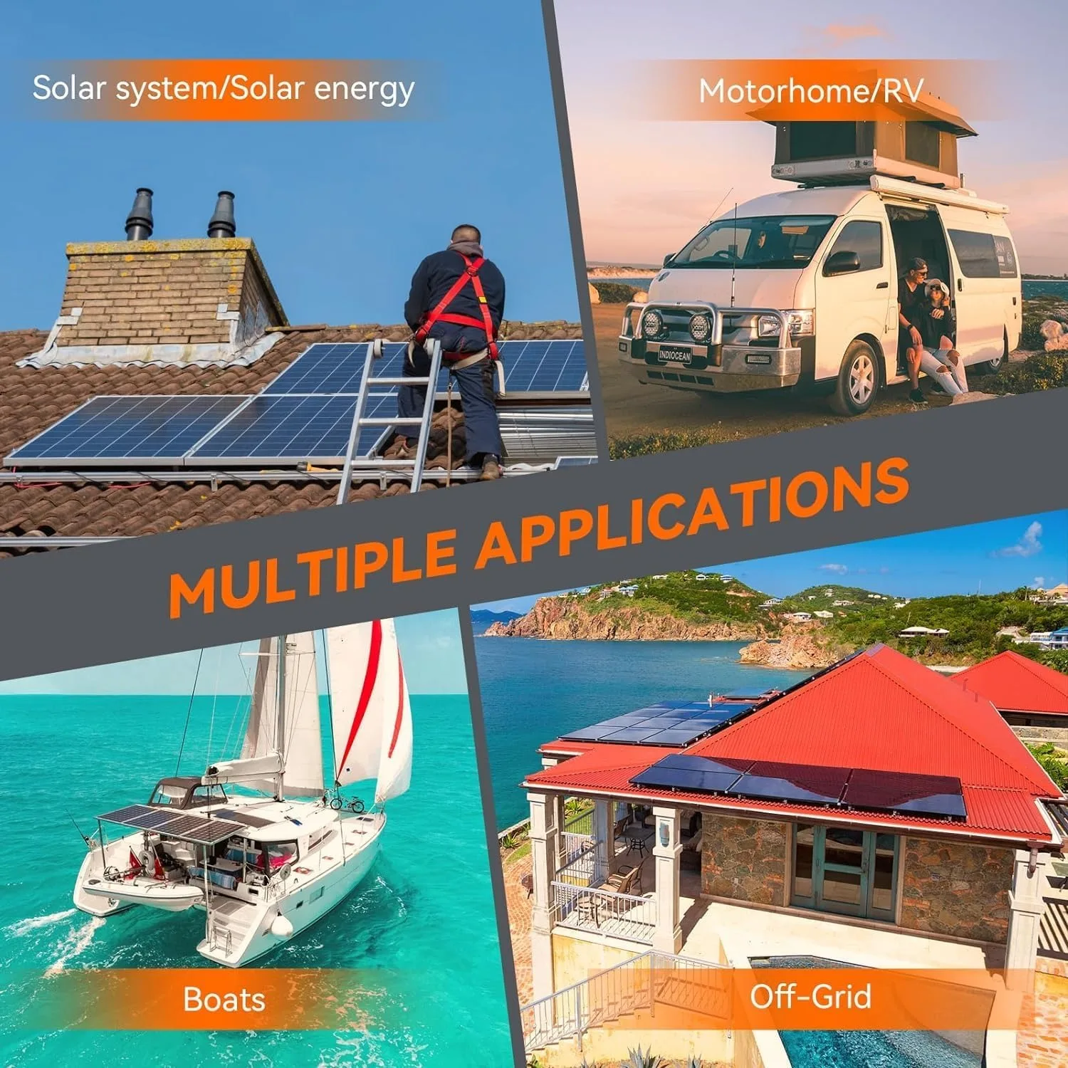 

US Stock 48V 100Ah 200Ah LiFePo4 Lithium Batteries 5kWH 10kWH 6000+ Cycles Solar Rechargeable Bateria with RS485 CAN BMS 16S for Home Use Storage Energy