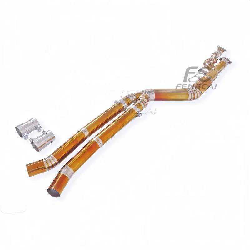 OEM Equal Length Titanium Alloy Exhaust Midpipe for BMW M3 M4 G80 G82 3.0T 2019-2023 Exhaust Pipes Car Performance Pipe