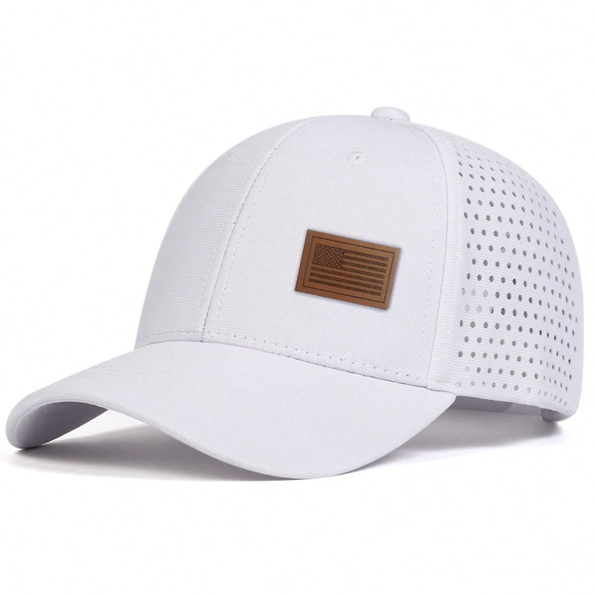 Unisex American Flag Label Baseball Net Caps Spring and Summer Outdoor Adjustable Casual Hats Sunscreen Hat