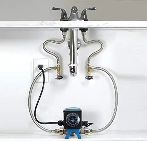 Hot Water Recirculation Pump For Under Sink - Instant Hot Water Recirculating System For Tank Type Water Heaters