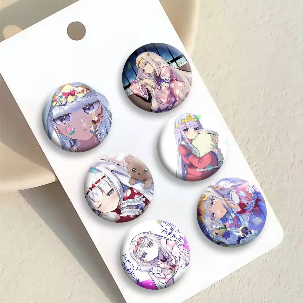S-Sleepy D-Demon C-Castle Badges Creative Tinplate Button PinsBrooch Badge Clothes Backpack