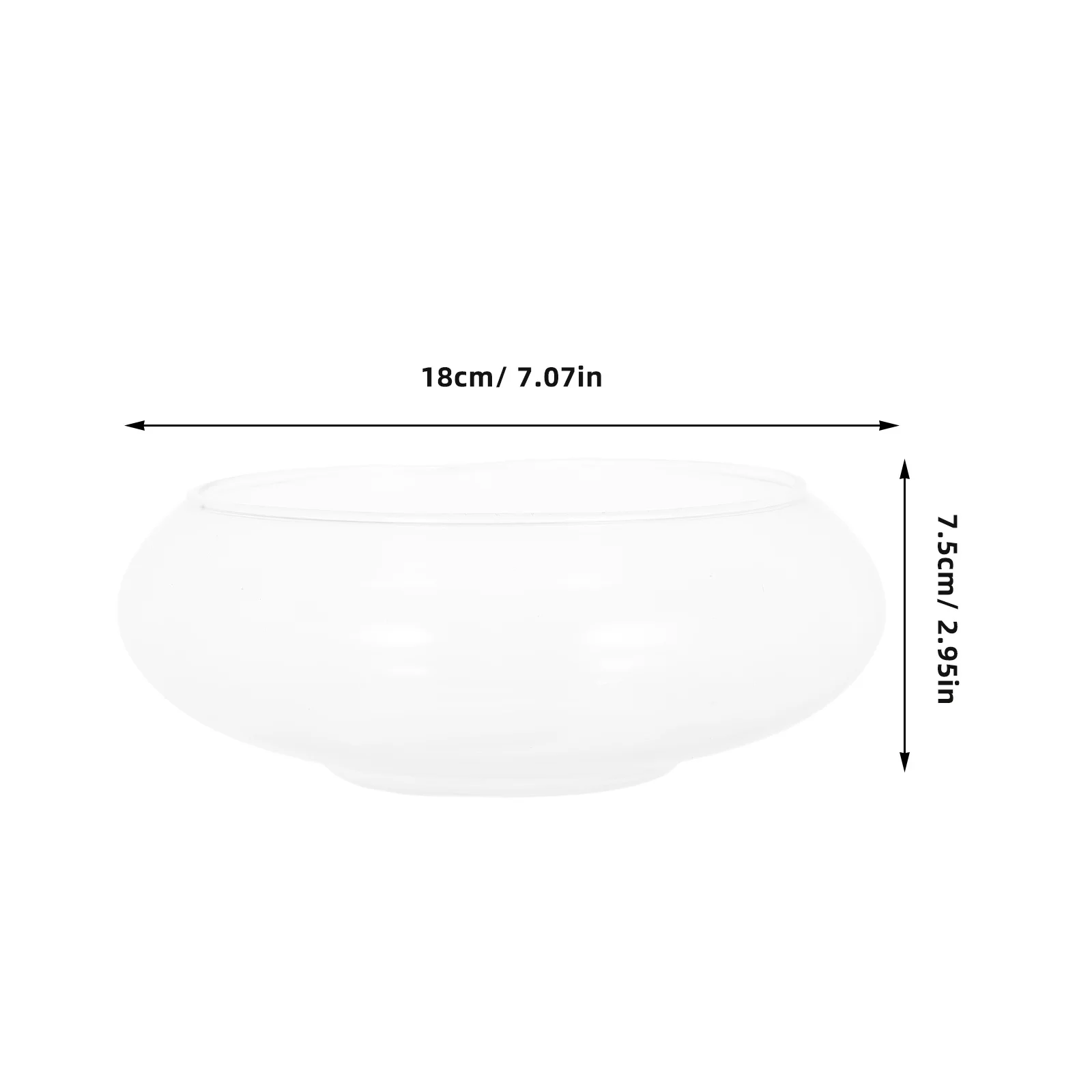 Vaso per piante grasse in vetro Contenitore per fioriera trasparente Acquario da tavolo per piante e piante grasse Decorazioni per la casa Terrario per piante ad aria Piccolo