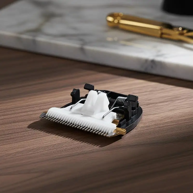 Ceramic Titanium Universal Hair Trimmer Blade 1Pcs Sharp Corrosion Resistant Replacement Clipper Head for Barber Salon Use