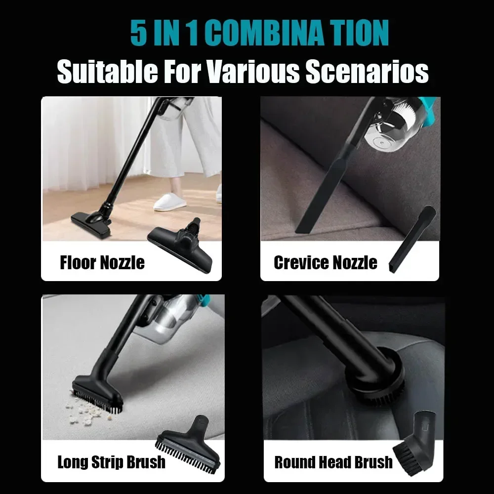 Cordless Handheld Vacuum Cleaner Power Clean Vacuum Cleaner Multi-function Dust Carpet Collect Machine For Makita 18v Battery