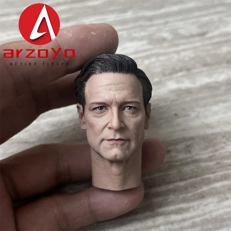 Britischer Schauspieler Colin Firth Head Sculpt Carving Model im Maßstab 1:6, passend für 12-Zoll-männliche Soldaten-Actionfigur-Körperpuppen