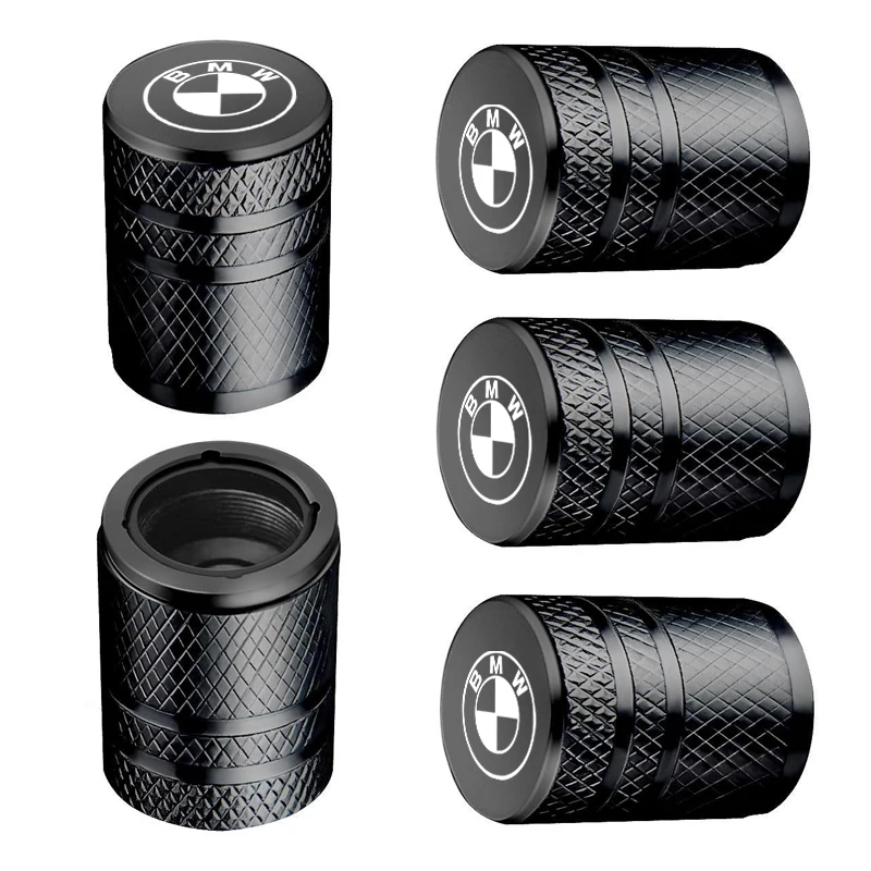 5 Peças Tampas de Válvula de Pneu para Carro BMW E36 E46 E90 E60 E39 F30 F10 F20 E70 E53 E91 G30 Acessórios Internos Automotivos