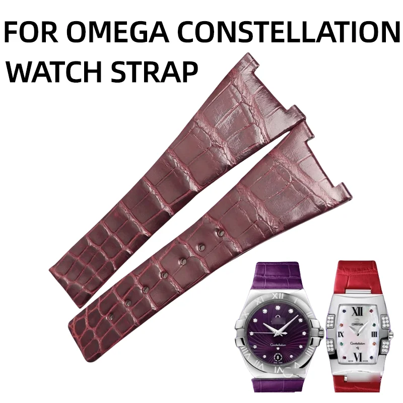 КОЖАНЫЙ РЕМЕНЬ ДЛЯ ЧАСОВ OMEGA CONSTELLATION ALLIGATOR КОЖАНЫЙ РЕМЕНЬ ДЛЯ ЧАСОВ OMEGA CONSTELLATION ALLIGATOR