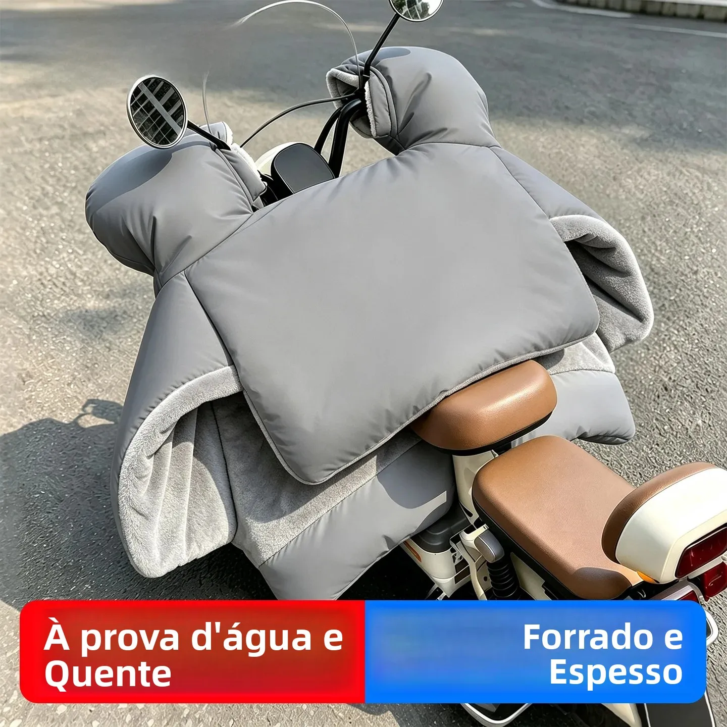 厚手フリース防風電動車両カバー汎用ワンピース冬用グリーン防水耐久性バイクライディングブランケット