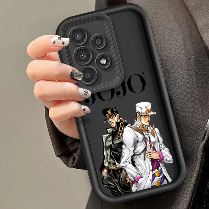 Cool J-JoJo Bizarre Adventure Anime For Samsung A73 A71 A54 A53 A52 A51 A33 A32 A21S A14 A13 A12 A25 A04 A05 5G Eye Ladder