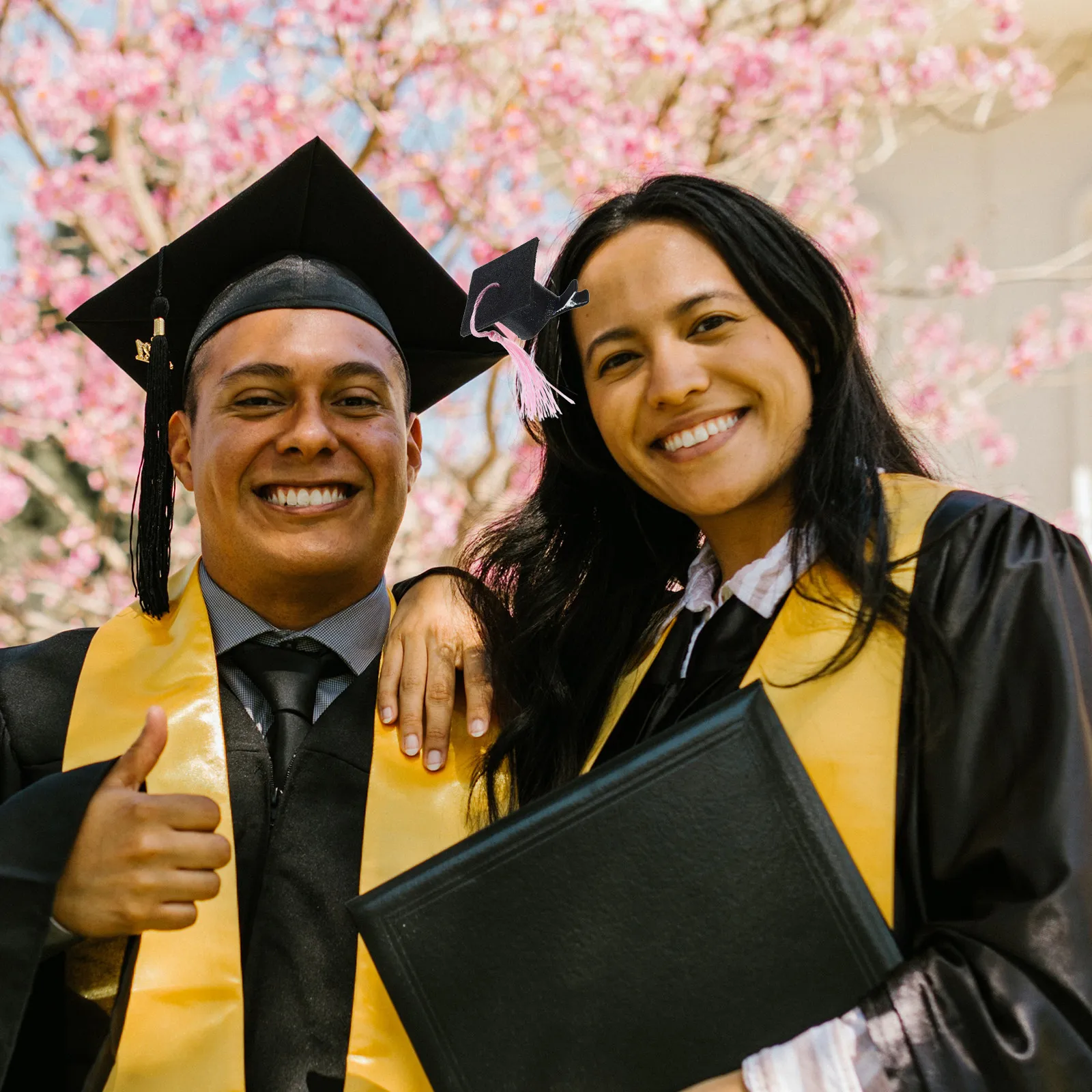 

Набор из 6 заколок для волос в виде докторской шапочки с кисточкой для выпускного, для женщин и девушек, для академических церемоний и вечеринок, аксессуар для волос