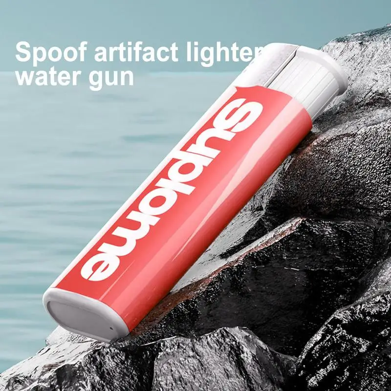 Portable Lighters Water Treat Prank Lighters Spoofing Toys Realistic Funny Lighters Water Sprinkler Kids Performances Toy gift