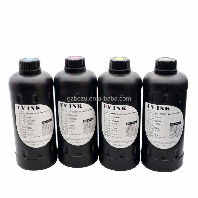 xp600/tx800 uv ink C M Y K LC LM W varnish round bottle i3200/i1600/dx5/dx7 hard uv ink for uv dtf printing machine