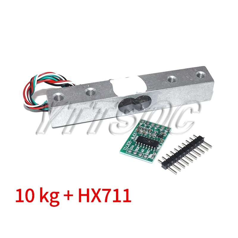 HX711 Load Cell 1KG 2KG 5KG 10KG 20KG AD Module Weight Sensor Electronic Scale Aluminum Alloy Weighing Pressure Sensor