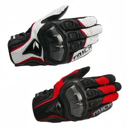 Men's Genuine Leather Motorcycle Gloves RST390 391 Motocross Racing Gloves Four Seasons Touch Screen Compatible Moto Guantes