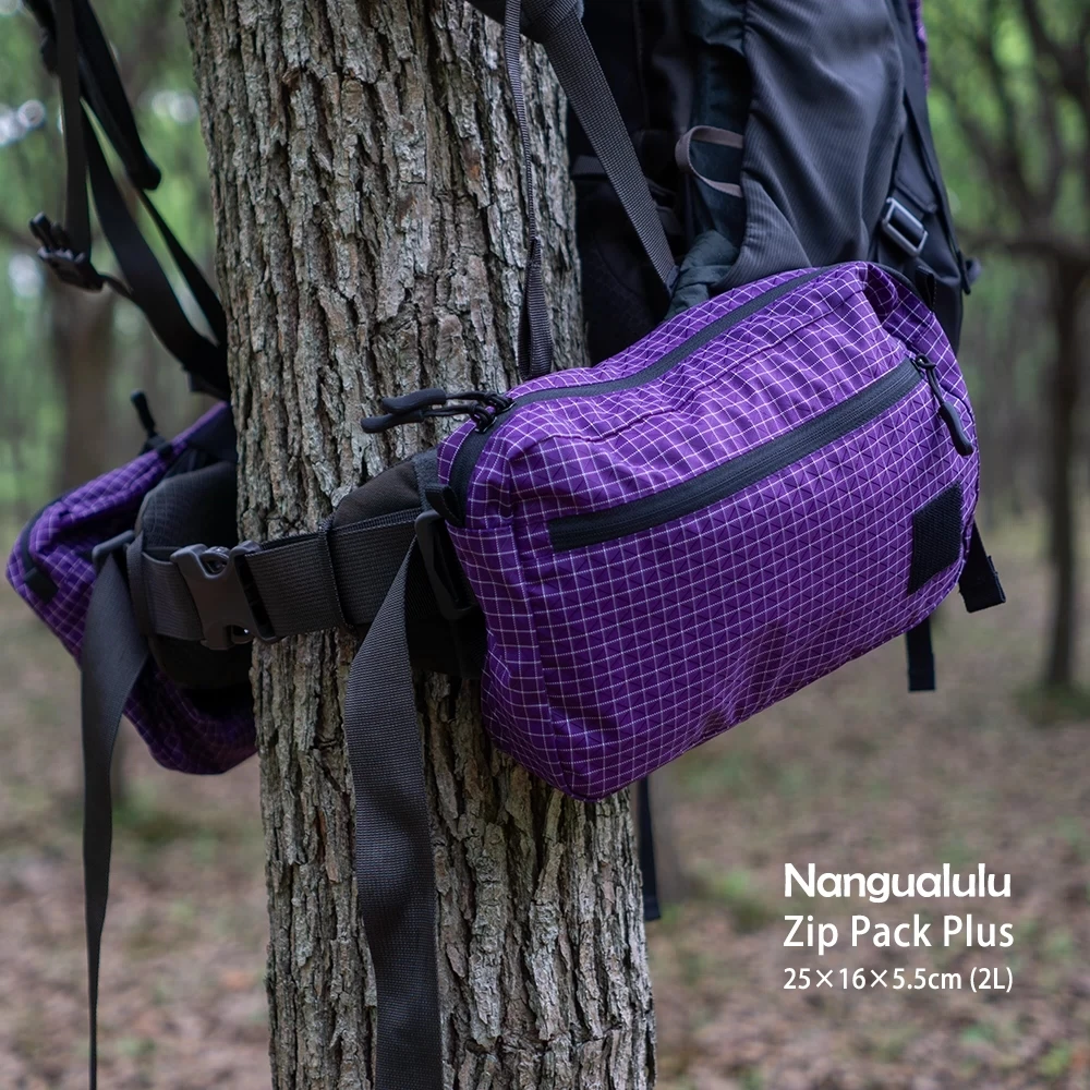 

Zip Pack Waist Belt Bag｜UHMWPE X-Pac Chest Pouch With Slik Clip Travel Tactical Ultralight MOLLE-Compatible Shoulder Bag 1L 2L