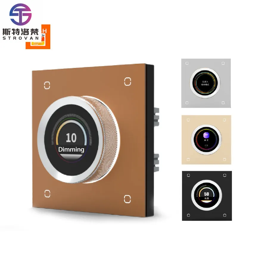 STLF Tuya المنزل الذكي 240 فولت مفاتيح الحائط واي فاي زيجبي يعتم المشهد التبديل 4way 8way Led التحكم مفتاح ذكي