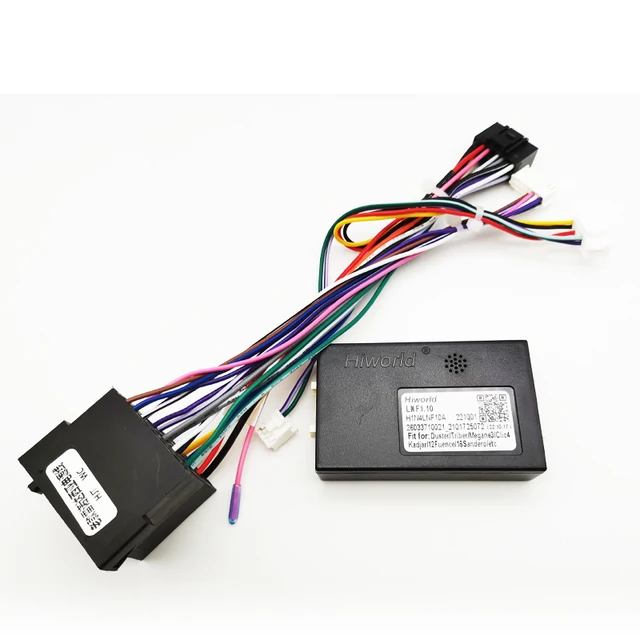Adattatore Autoradio ISO 16 Pin | Compatibile Dacia, Renault, Mercedes, Opel | Con Adattatore Antenna