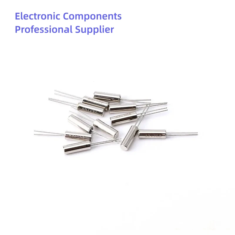 10pcs 32.768KHz 32.768 KHZ 32.768K Frequency Resonator Oscillator Quartz Crystal Cylender 2*6mm 2x6mm 2mmx6mm 2mm*6mm