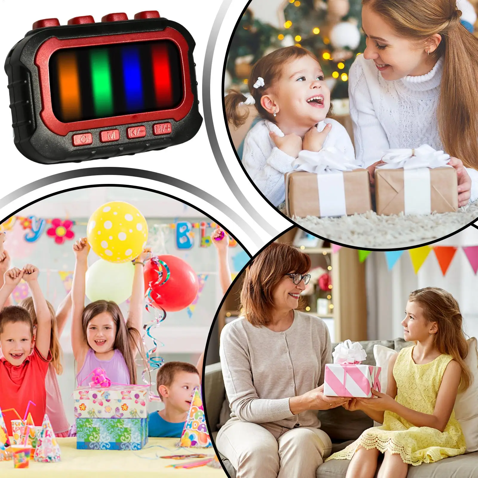 

Электронная ритм-игра, портативные игрушки для концентрации, игра с быстрым нажатием для детей, любителей музыки, повседневные игроки, домашние путешествия, вечеринки