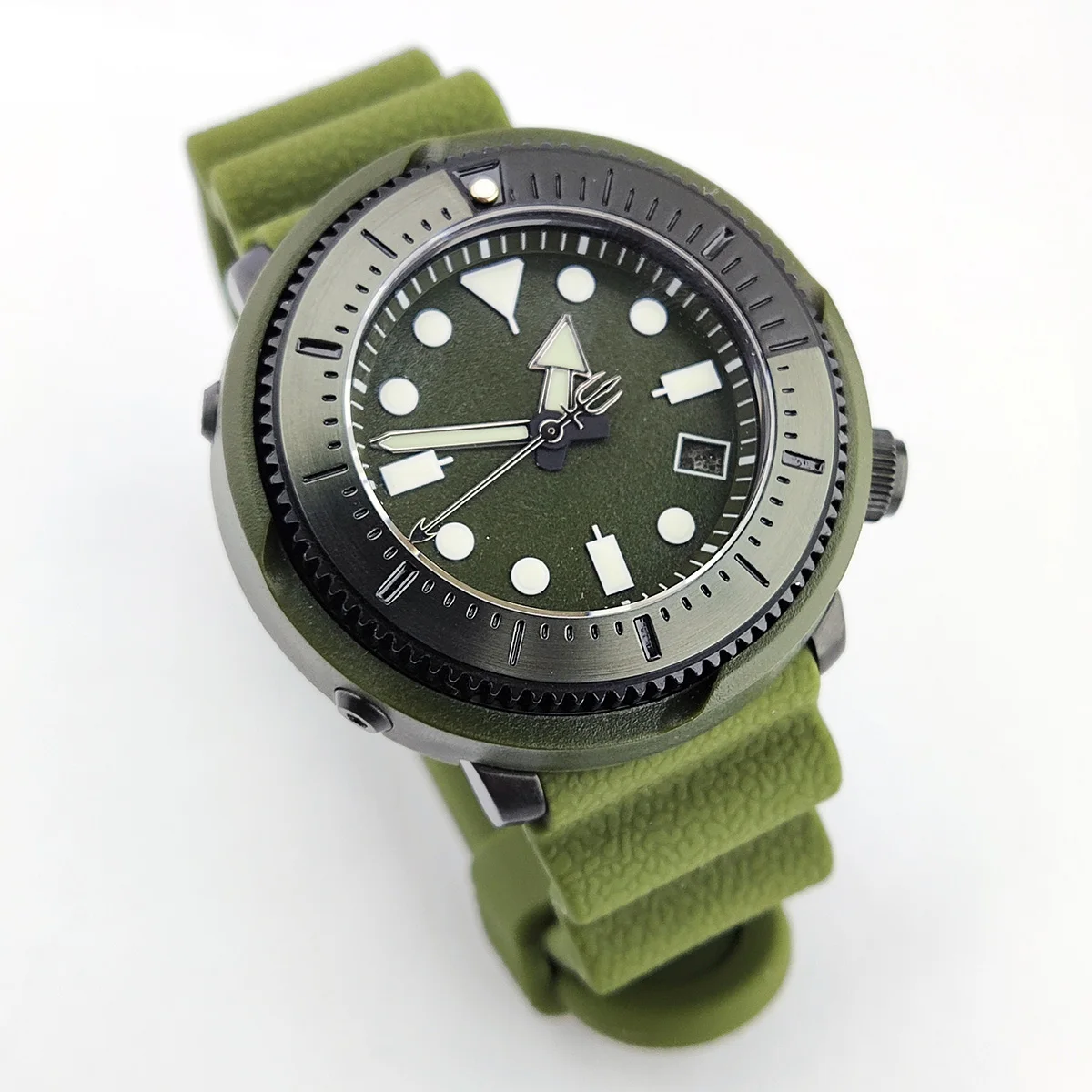 45mm case NH35 case Monster nh35 dial sapphire glass nh35 3.8 calendar case accessories case movement 011