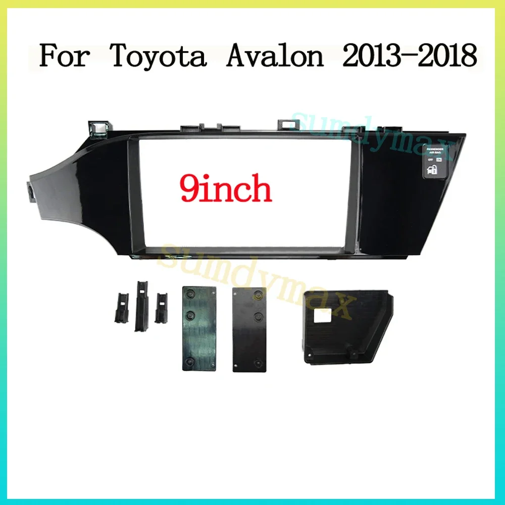 9 Inch Car Stereo Frame Adapter Cover HD Touch Screen Radio Dashboard Frame For Toyota Avalon 2013-2018 car panel fascias