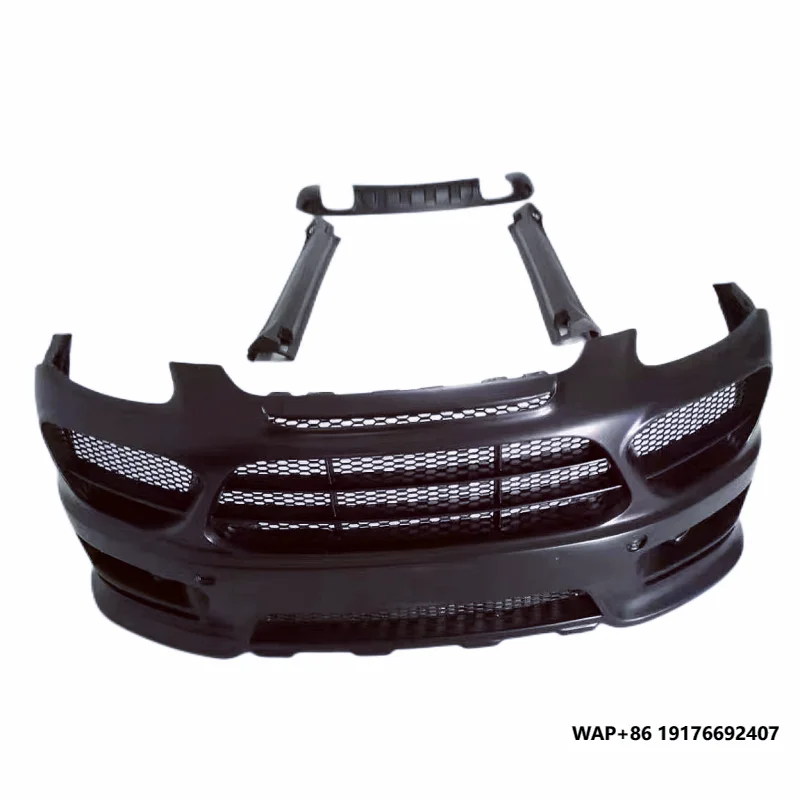 For 'Porsche Cayenne 958.1 HM Style Resin Primer Front Bumper Rear Bumper Side Skirts Rear Spoiler Wheel Arch Body Kit