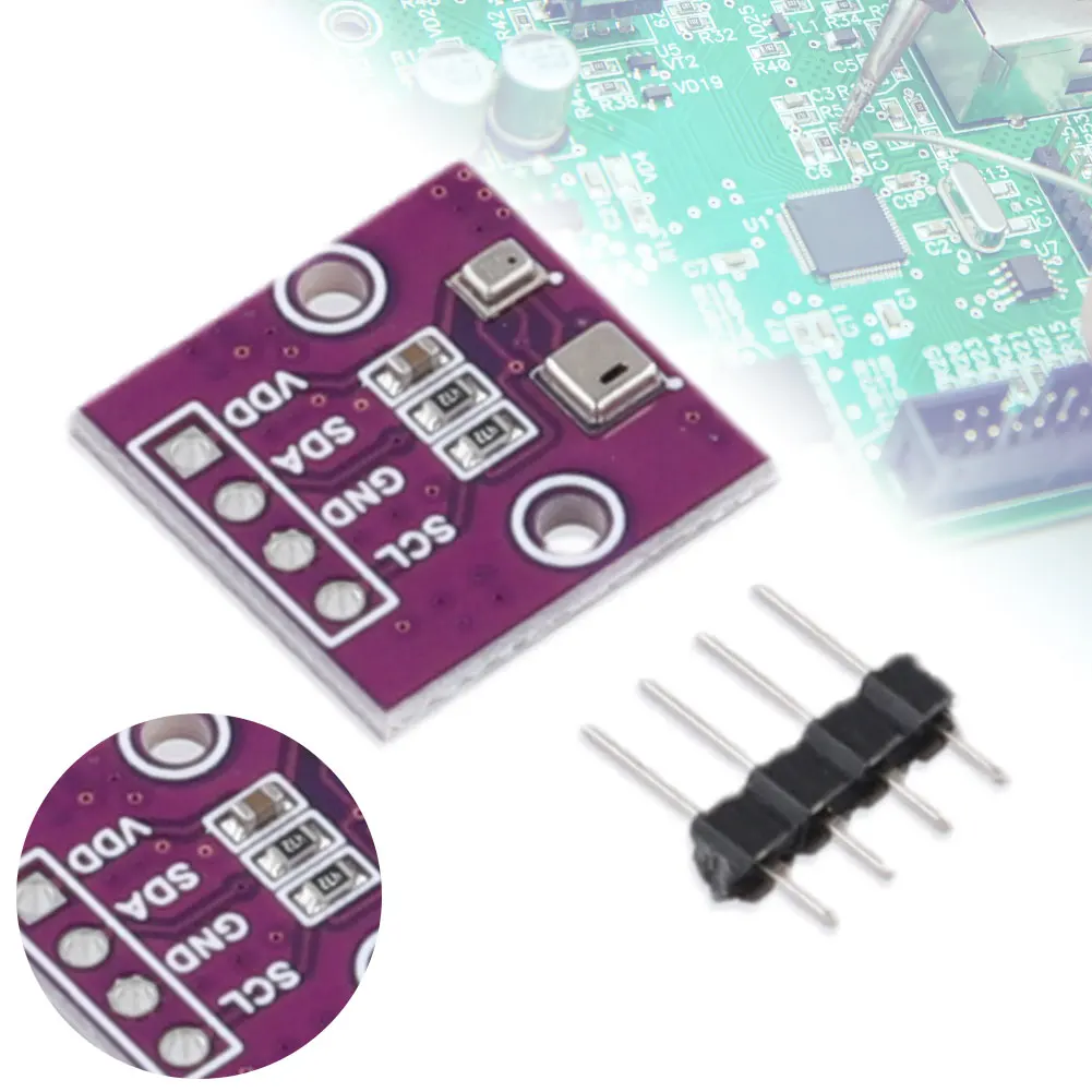 AHT20 + BMP280 وحدة ضغط الهواء لدرجة الحرارة والرطوبة عالية الدقة مستشعر الضغط الجوي لدرجة الحرارة والرطوبة #2