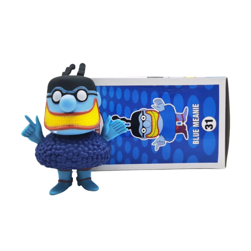 High Quality Funkostyle Anime The Beatles Blue Meanie #31 Vinyl Action Figure Collectible Model Toys For Children Xmas Gift