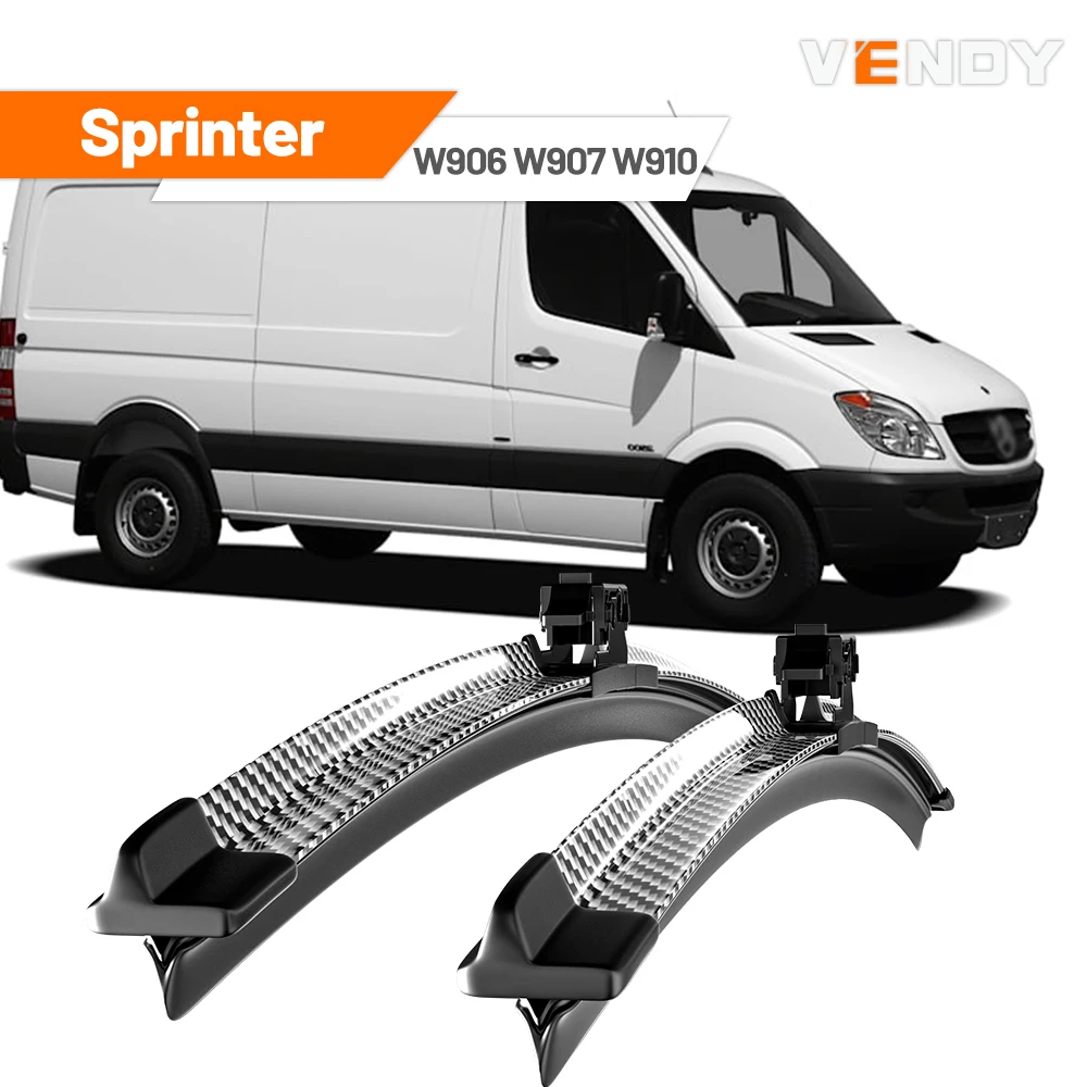 Para Mercedes Benz Sprinter W906 W907 W910 2006-2023 2007 2018 2019 2020 2 uds limpiaparabrisas delantero limpiaparabrisas