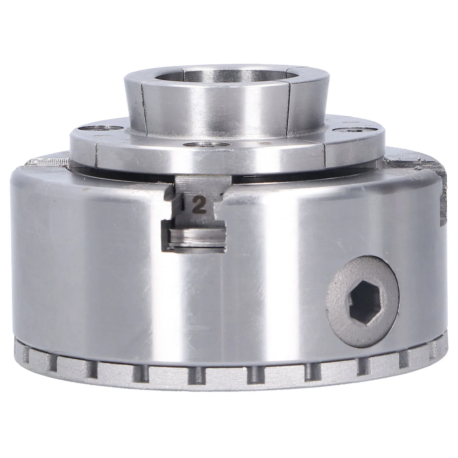 Mandril de torno autocentralizado M33 4 polegadas 4 mandíbulas de metal para carpintaria Suporte de fixação KP96-B Mandril de torno de fixação