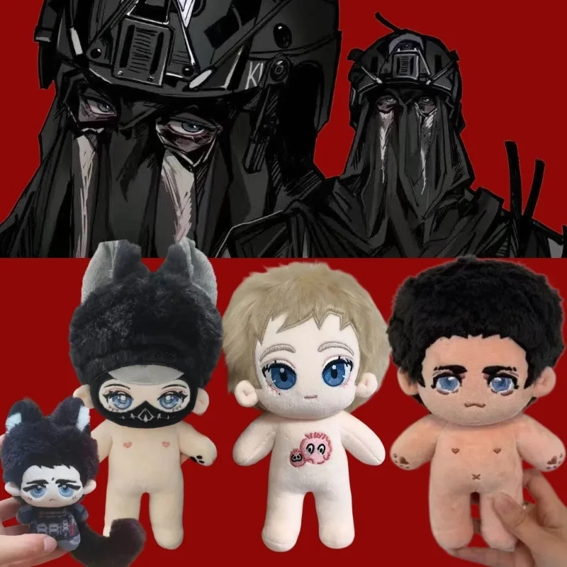 20cm Call Of Duty Ghost Plush Doll 10cm COD Ghosts Cat Stuffed Pendant Collection Plushine Doll Toy Special Holiday Gifts