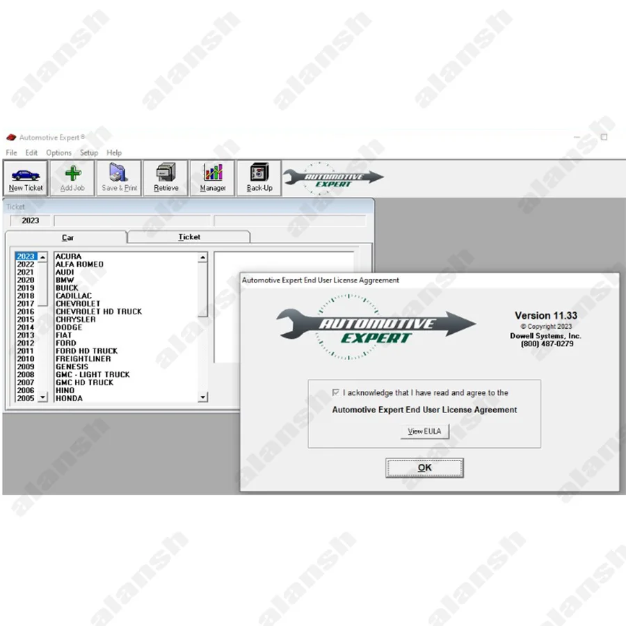 Automotive Expert V11.33 for Multiple PC + Unexpire patch with Crack + Nitro Adapter