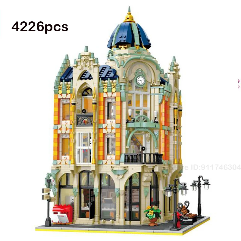 10203 Architectural Street View Series Science Museum Bricks Modular Lighthouse Claus Toys Building Block Assembly Toys Gift