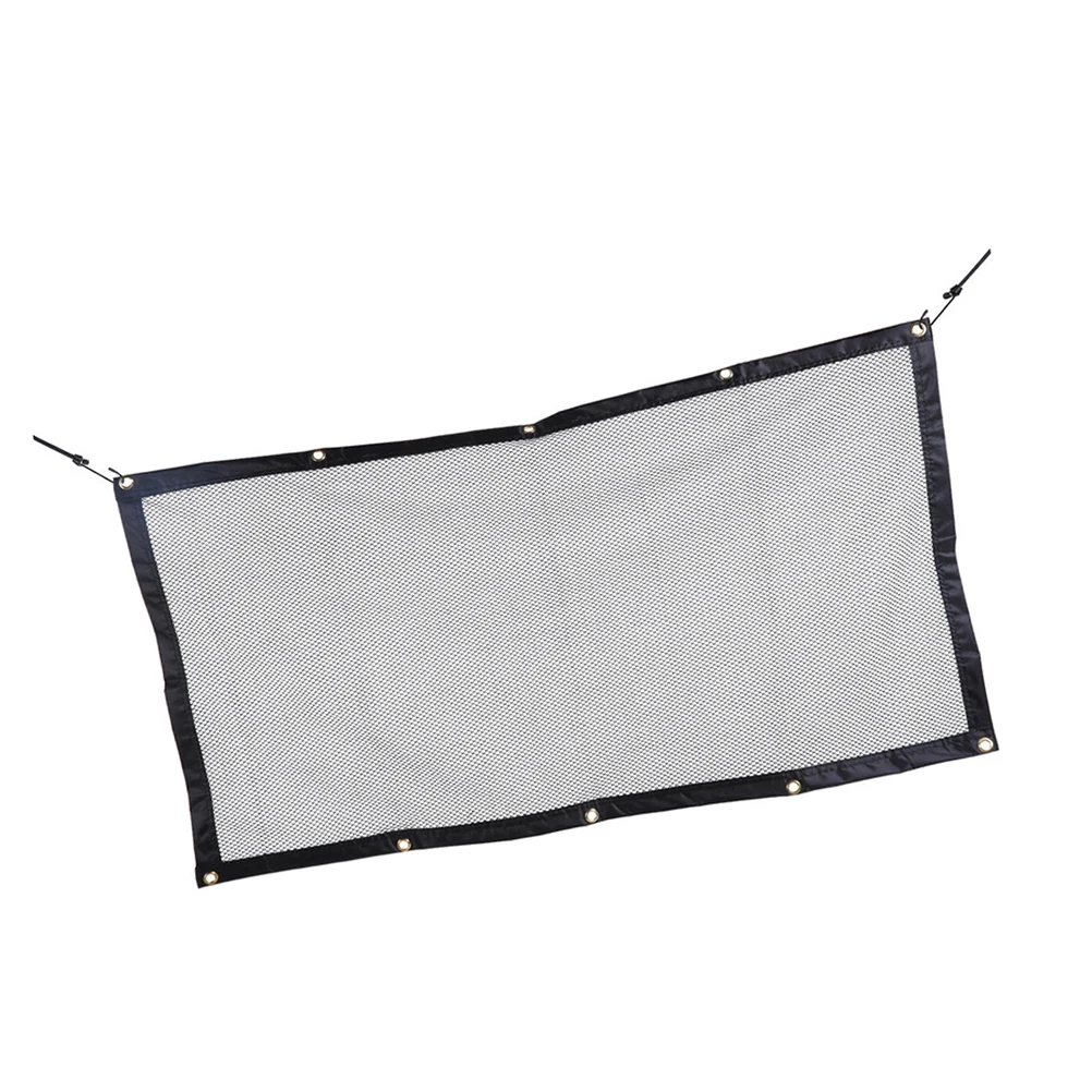 

1Pack Dog Safety Fence Black Mesh Pet Isolation Safety Protection Foldable Design Car Home Use Barrier Net